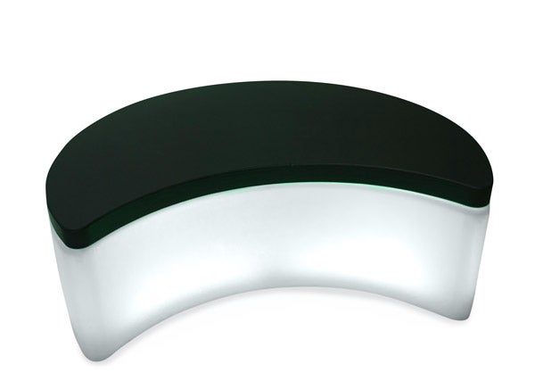 LED Sitzbank / Loungebank / Hocker halbrunder iMOON (leuchtend in allen Farben) – 3