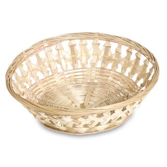 Brotkorb, Bast, rund 20 cm