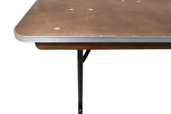 Bankettisch BEN 184x76cm mit Alukante – 2