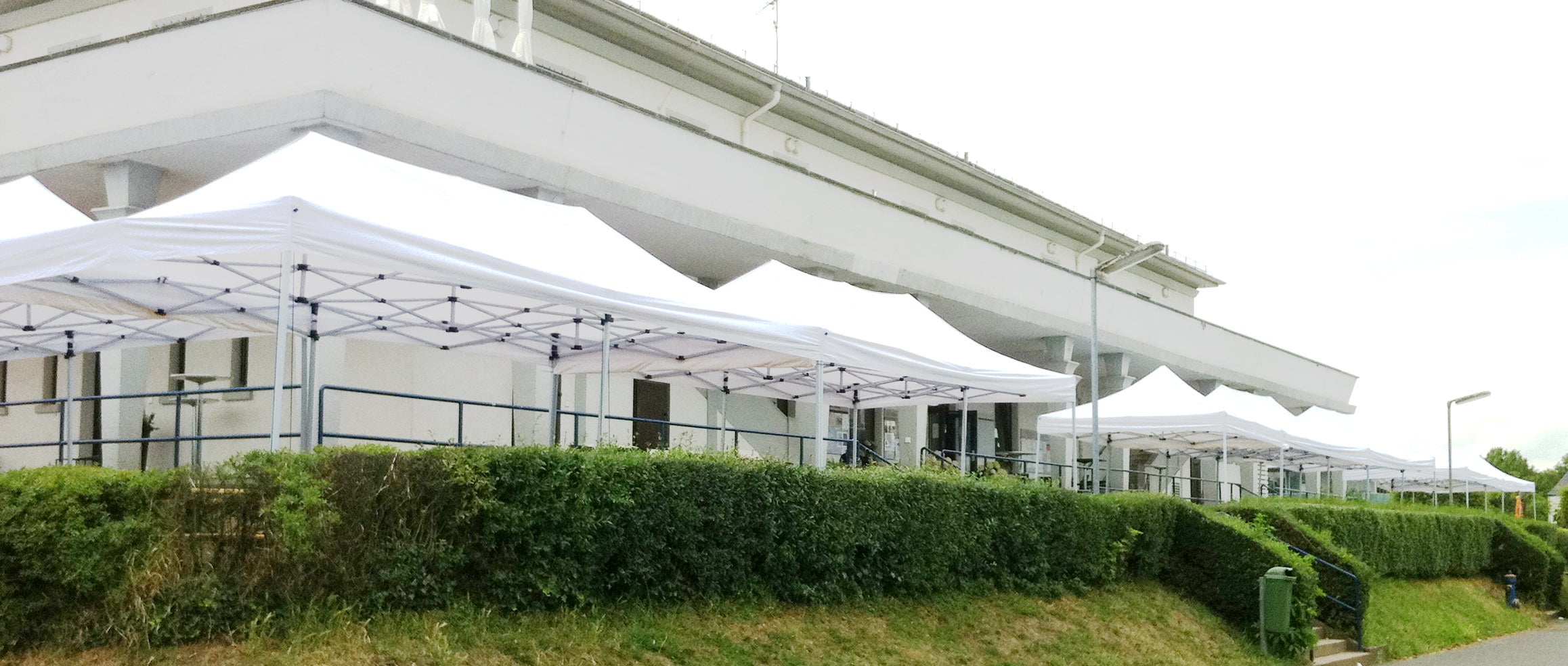 Partyzelt / Pavillon / Klappzelt 6x3m TOM weiß – 2