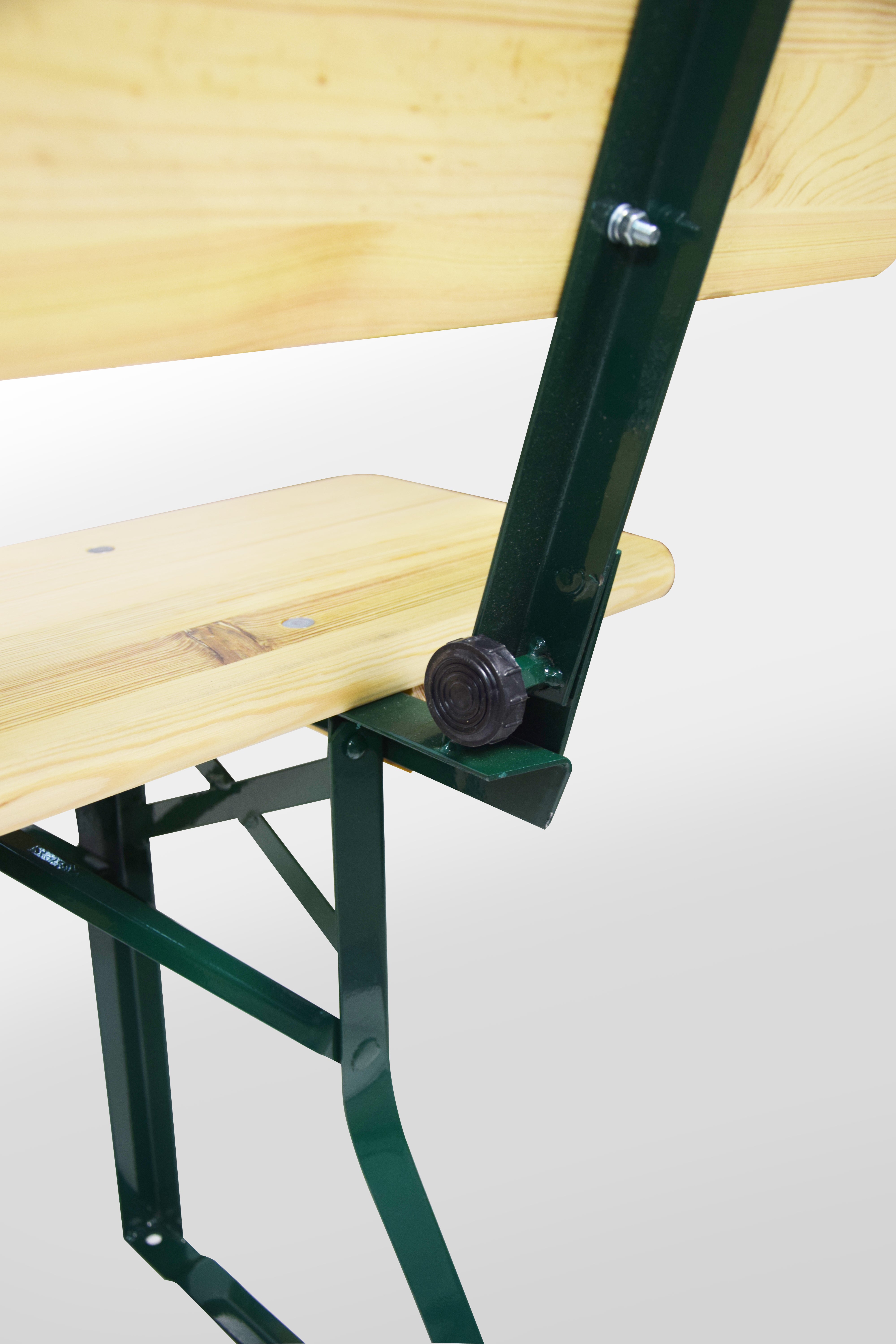 Festzeltgarnitur mit Rückenlehne 50cm – 2