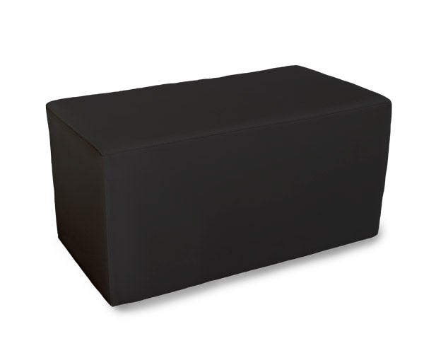 Loungebank / Hocker / Sitzbank QUBO2XL in schwarz