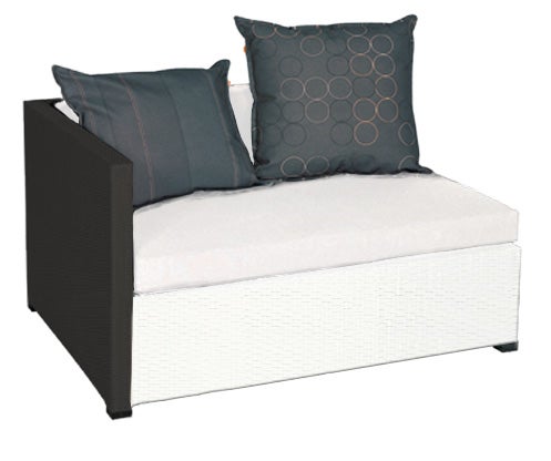 Loungesofa / Rattancouch / Outdoor Eckcouch 2-Sitzer FREIRAUMCORNER Ecke