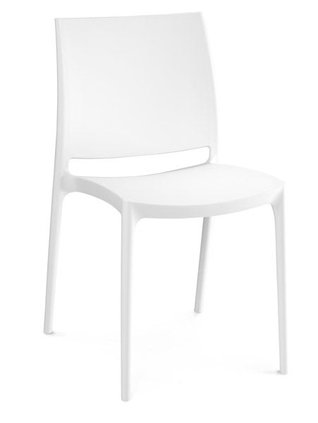Bankettstuhl/Designstuhl STYLO weiß