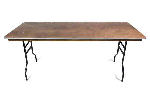 Bankettisch BEN 184x76cm mit Alukante