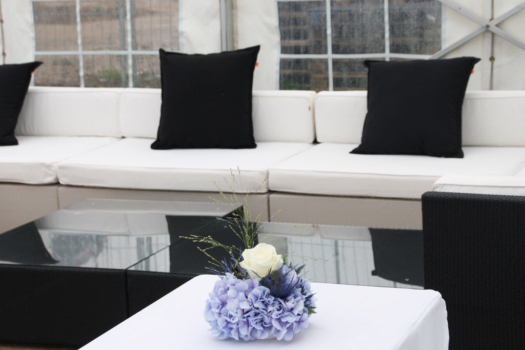 Loungesofa / Rattancouch / Outdoor Sofa 3-Sitzer FREIRAUM3 – 2