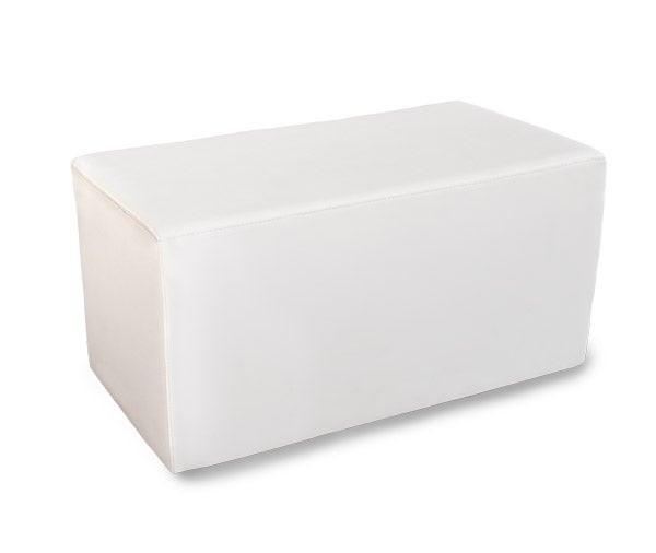 Loungebank / Hocker / Sitzbank QUBO2XL in weiß