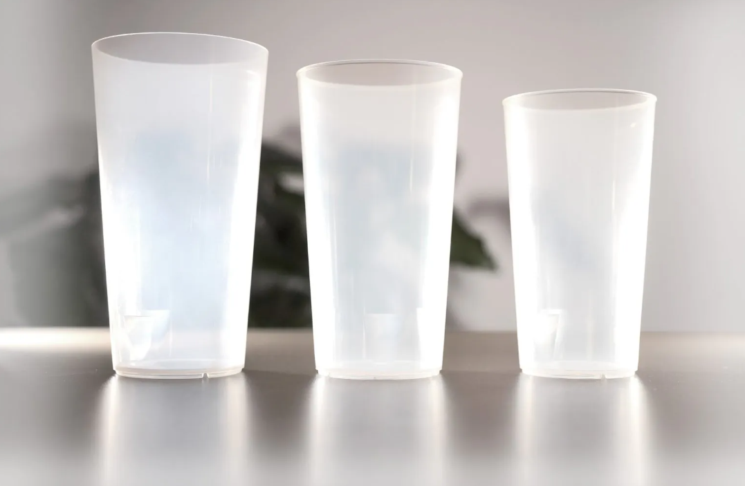 Mehrwegbecher transparent, 0,5 l – 2