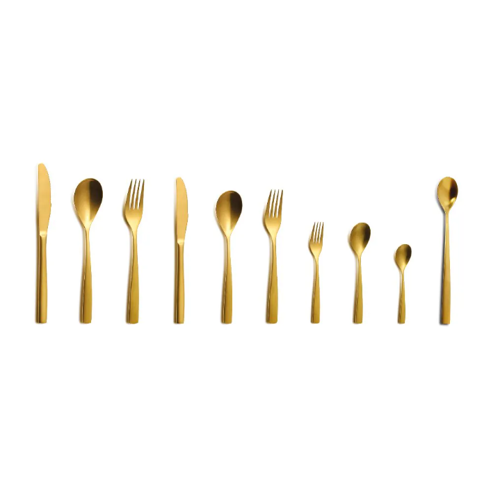 Kuchengabel - Besteckserie "Gold" – 2