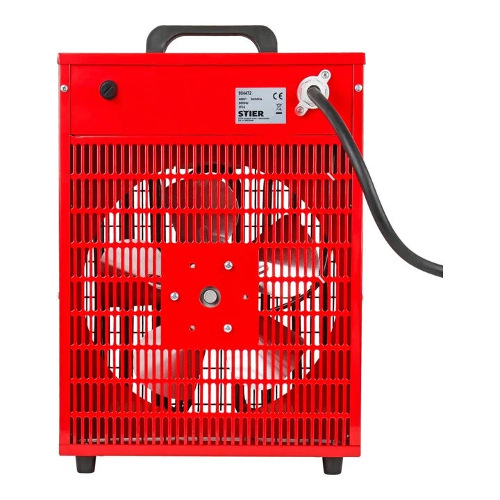 STIER Heizlüfter 9,0 kW 1150 m³/h, Elektroheizer, Bauheizung, Bautrockner – 4