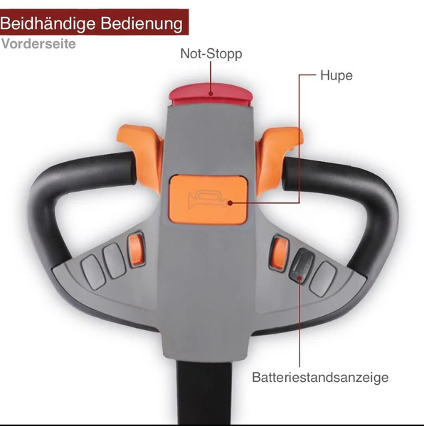 SCHORR Elektro Hochhubwagen 1,2t Stapler mit 3,5 m Hubhöhe – 3