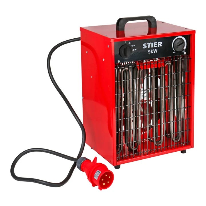 STIER Heizlüfter 9,0 kW 1150 m³/h, Elektroheizer, Bauheizung, Bautrockner – 3
