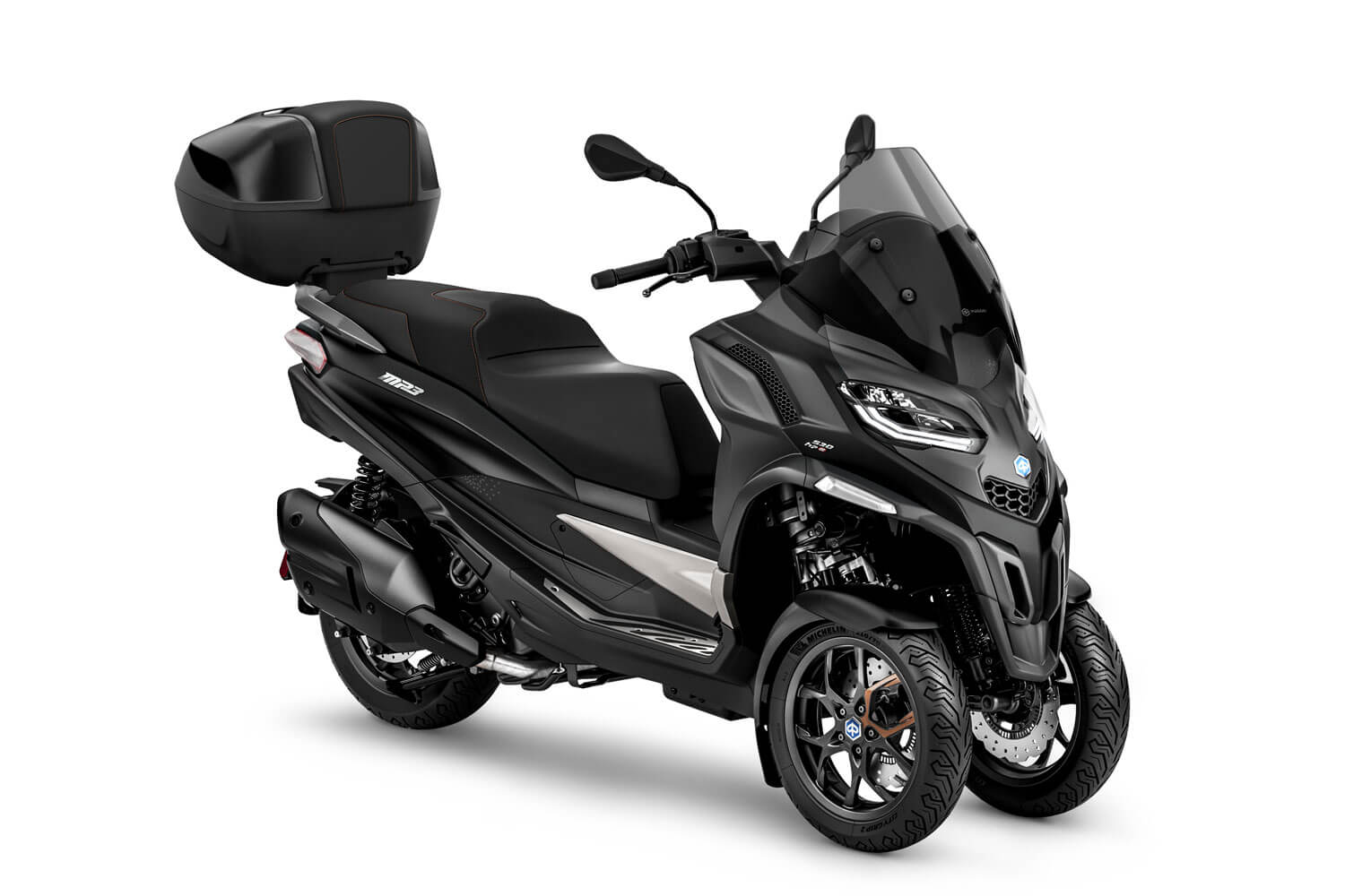 Piaggio MP3 530 HPE Exclusive, Dreiradroller mit LED-Scheinwerfer & Rückwärtsgang, Roller mit 3 Rädern – 2