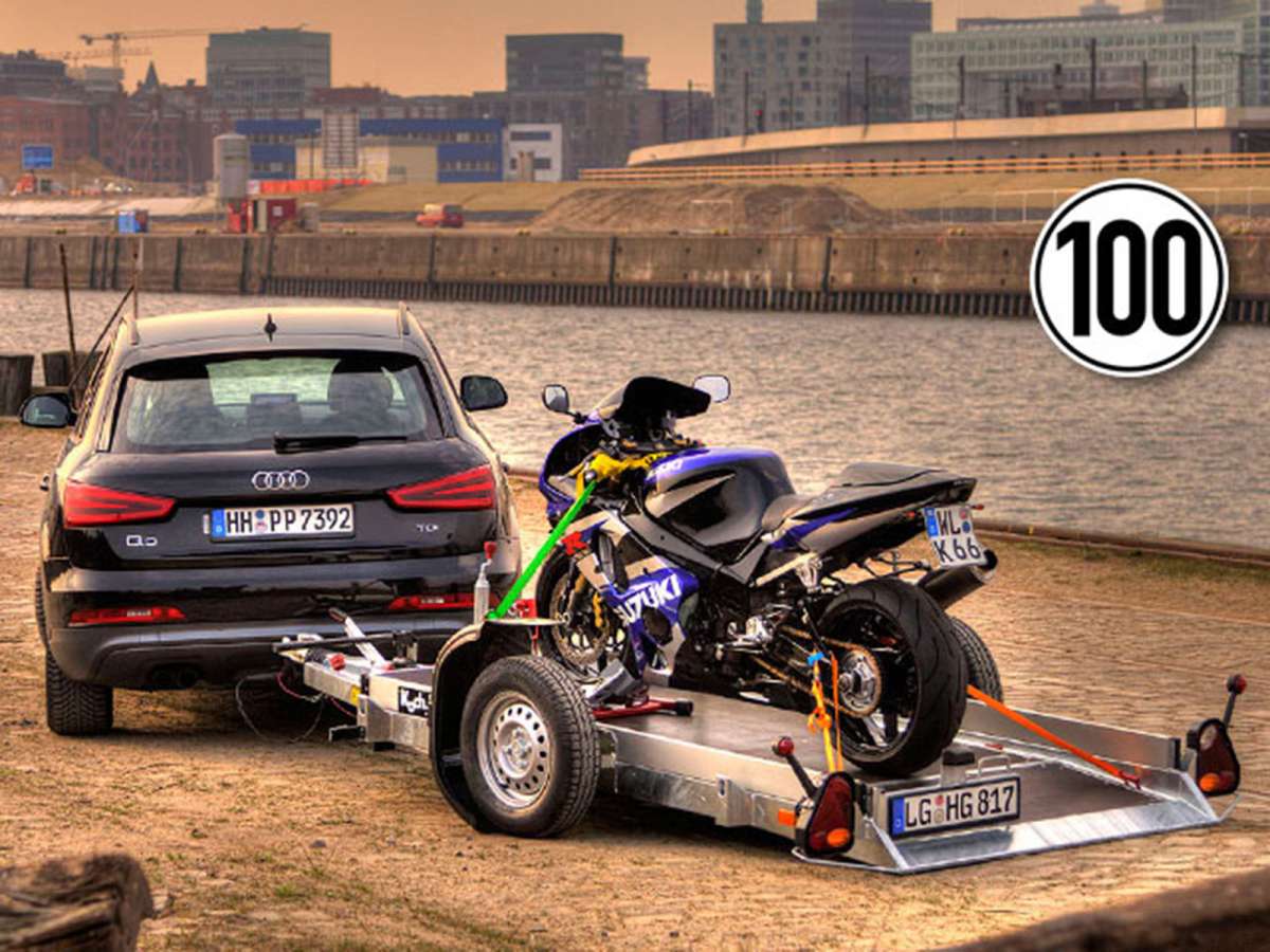 Smart Anhänger, Quad Anhänger, Motorradanhänger absenkbar 1,5t Gesamtgewicht