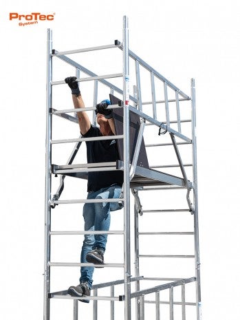 Arbeitsgerüst, Gerüst von Krause ProTec Alu-Fahrgerüst AH 8,30 m – 4
