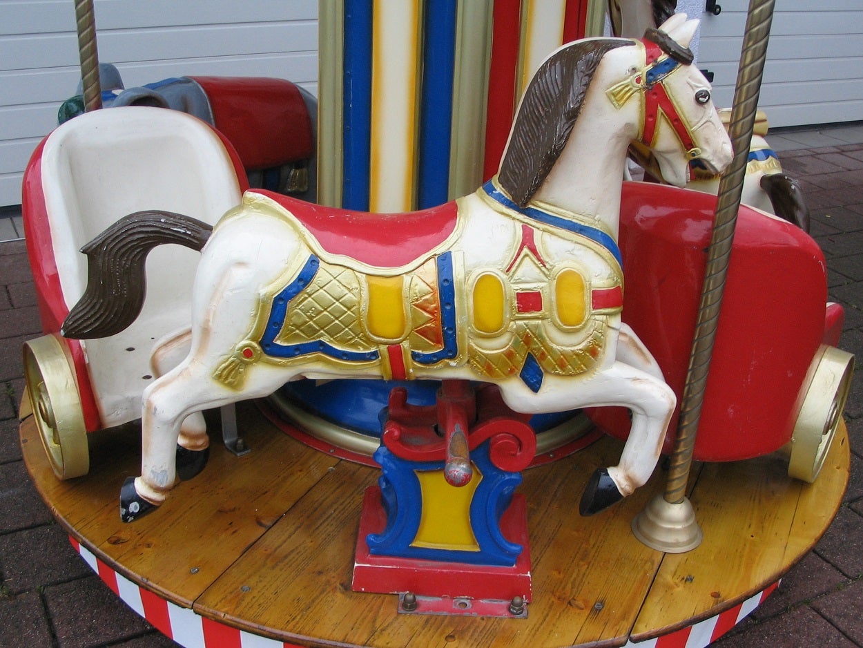 Nostalgie Karussell ~ 6 Sitzer Kinderkarussell ~ nostalgisches Carrousel ~ bei spass-events – 3