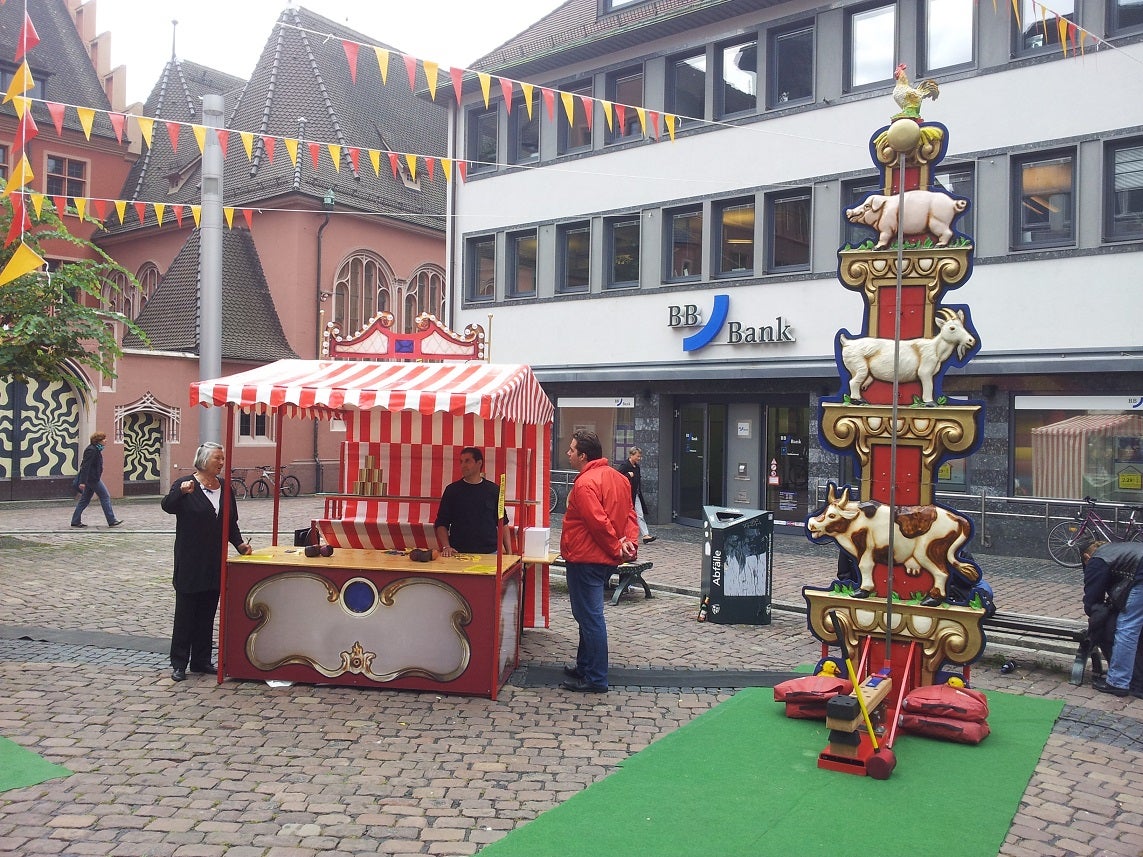 Hau den Gockel ~ Nostalgie Hau den Lukas ~ bei spass-events – 2