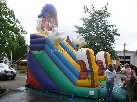 Clown Rutsche ~ Hüpfburg ~ Springburg ~ aufblasbare Rutsche ~ bei spass-events – 2