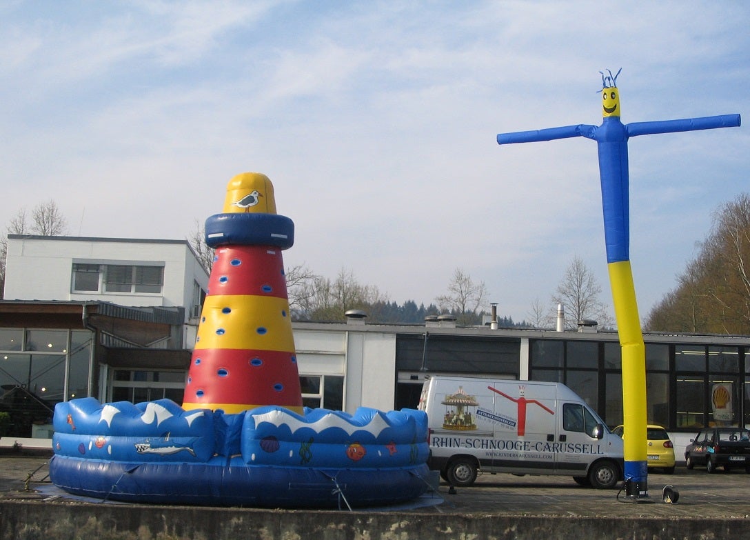 Kletter-Leuchtturm ~ Hüpfburg ~ Klettern ~ Kletterturm ~ Kletterleuchtturm ~ bei spass-events – 4