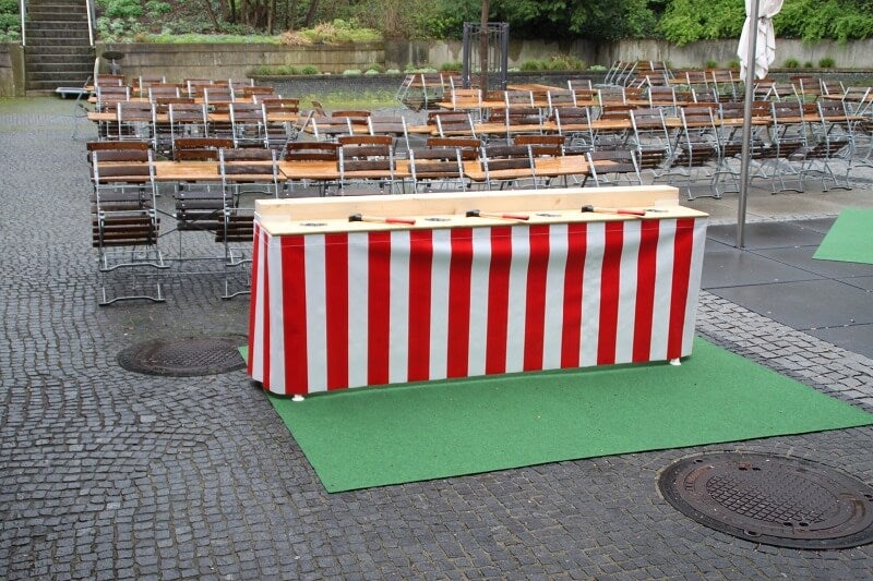 Nagelbalken ~ nostalgisch ~ bayrisch ~ western ~ Oktoberfest ~ Wettnageln ~ bei spass-events – 2