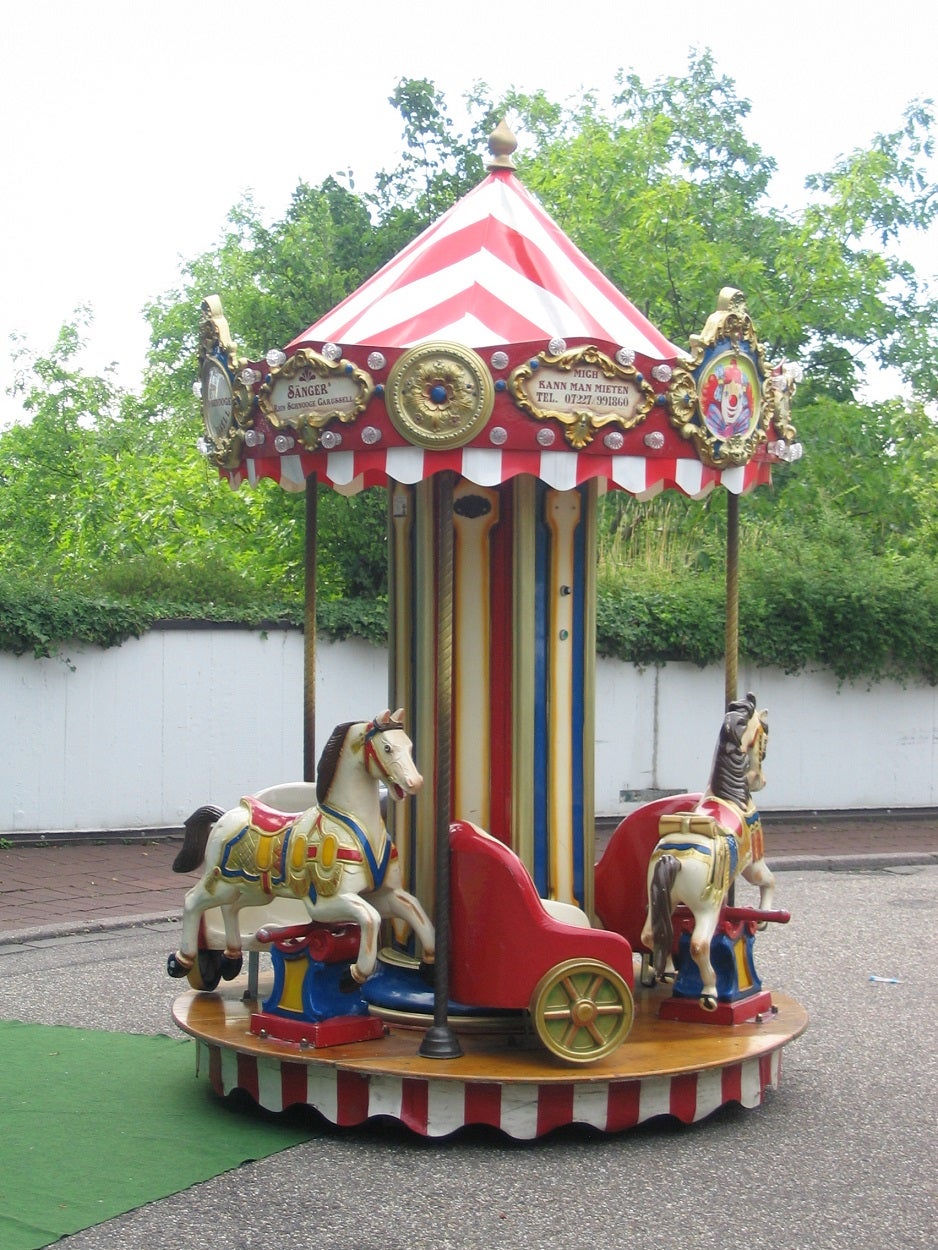 Nostalgie Karussell ~ 6 Sitzer Kinderkarussell ~ nostalgisches Carrousel ~ bei spass-events