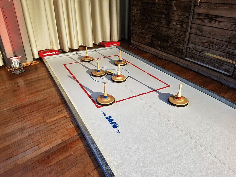 Eisstock schießen ~ Curling Bahn ~ Eisstockschießen ~ bei spass-events – 3