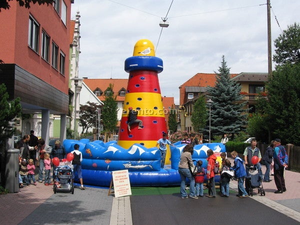 Kletter-Leuchtturm ~ Hüpfburg ~ Klettern ~ Kletterturm ~ Kletterleuchtturm ~ bei spass-events – 2