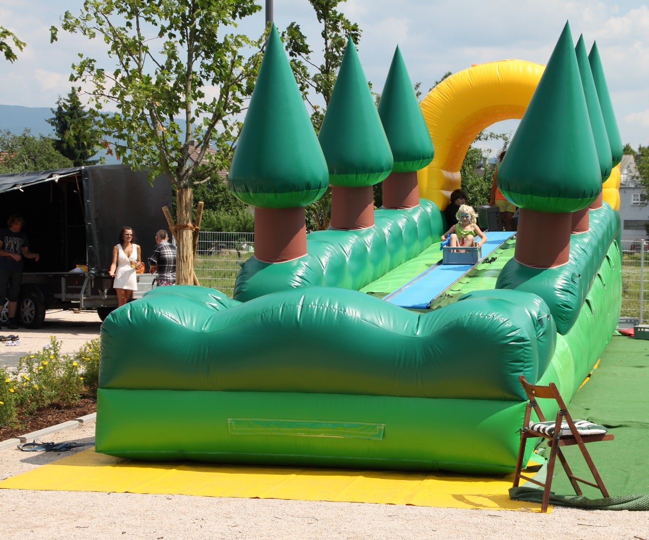 Rollenrutsche ~ Rutsche ~ Rodelbahn aufblasbar ~ bei spass-events – 4