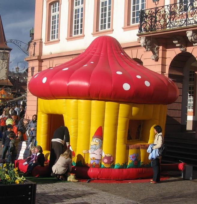 Hüpfburg ~ Fliegenpilz ~ Springburg ~ Kindergeburtstag ~ Geburtstag ~ bei spass-events – 3