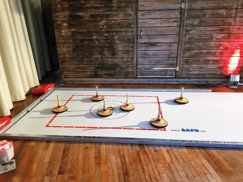 Eisstock schießen ~ Curling Bahn ~ Eisstockschießen ~ bei spass-events – 2
