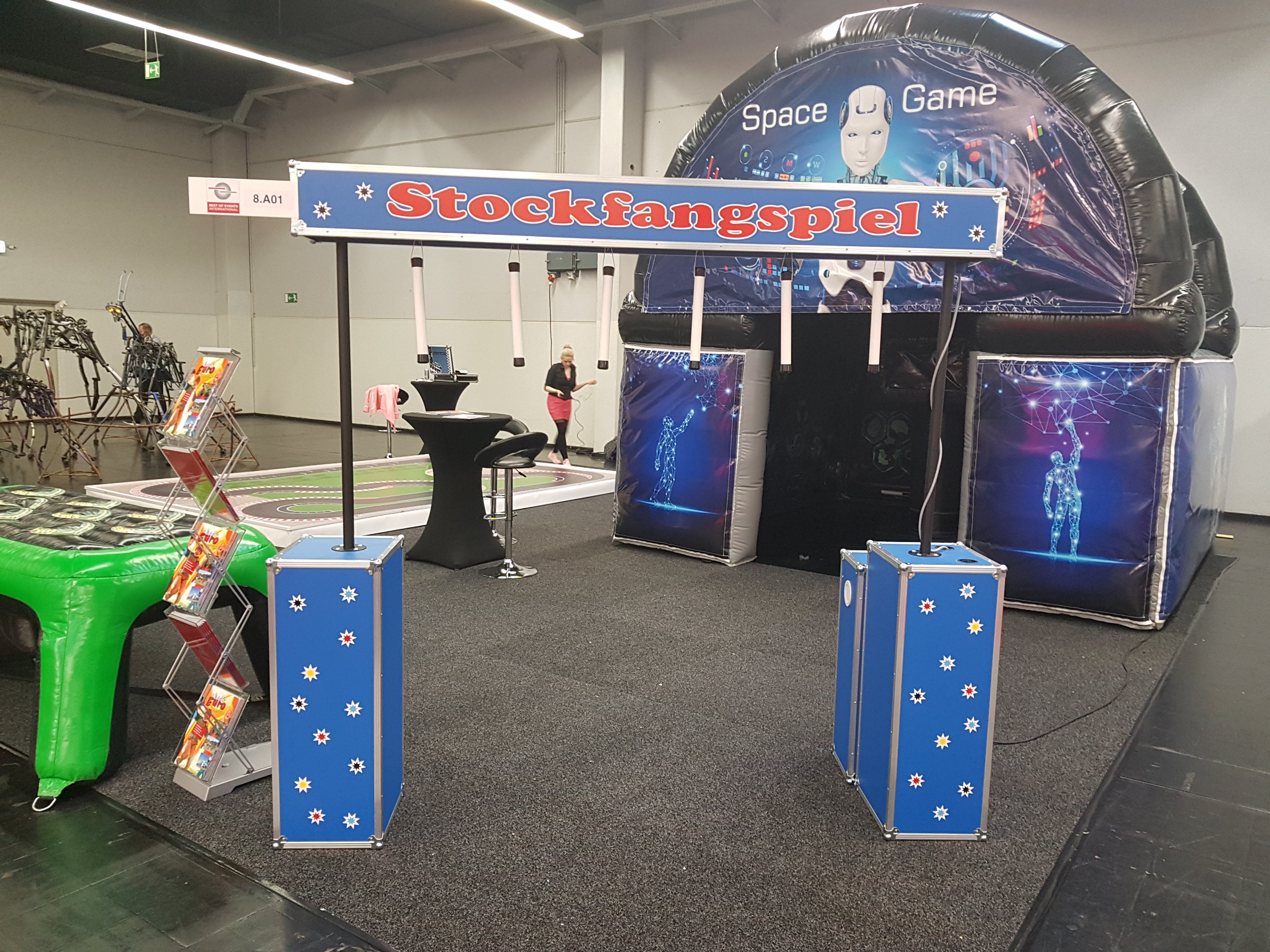 Stockfangspiel ~ Reaktionsspiel ~ auch als nostalgisch ~ bei spass-events – 3
