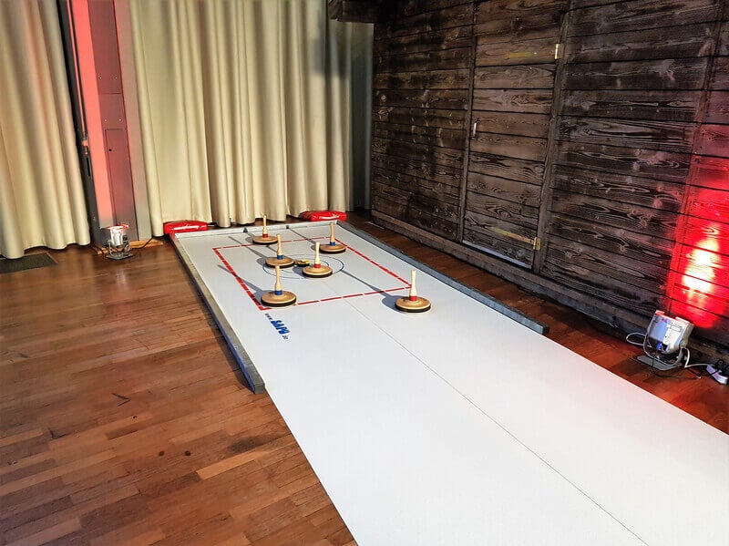 Eisstock schießen ~ Curling Bahn ~ Eisstockschießen ~ bei spass-events