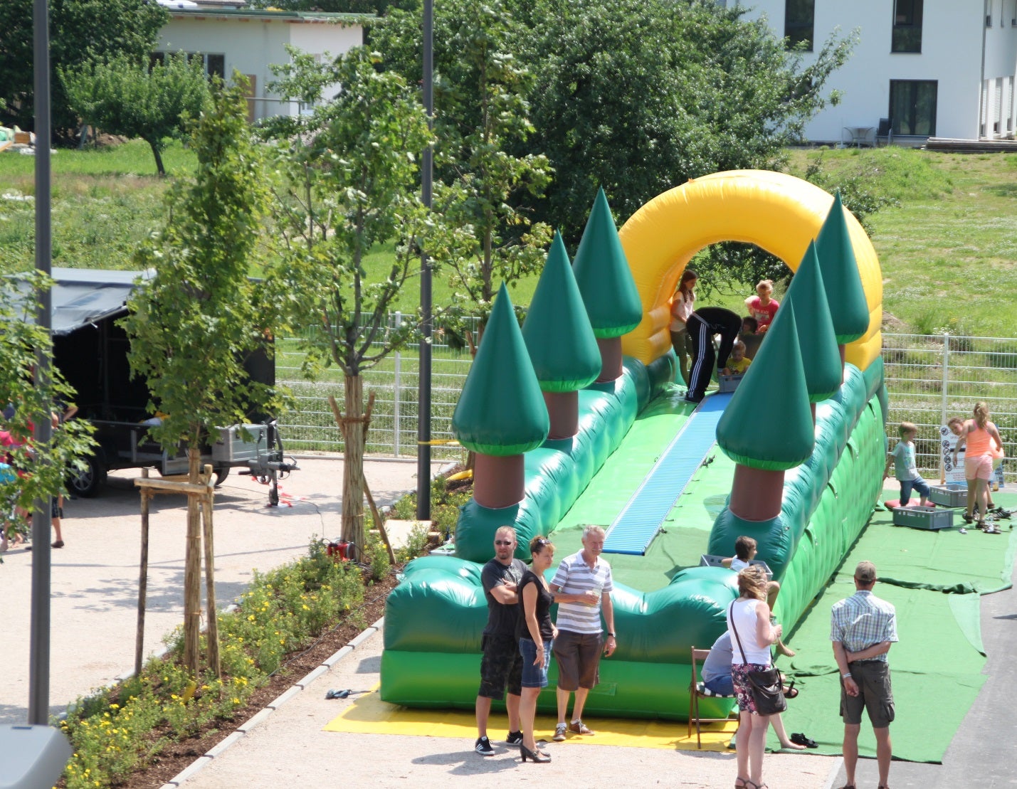 Rollenrutsche ~ Rutsche ~ Rodelbahn aufblasbar ~ bei spass-events – 2