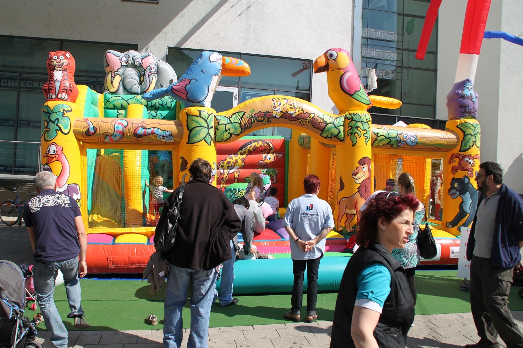 Hüpfburg Safari ~ Multiplay mit Hindernissen ~ Springburg ~ Hopsburg ~ bei spass-events – 4