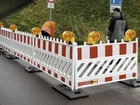 Schrankenzaun 1 m verzinkt