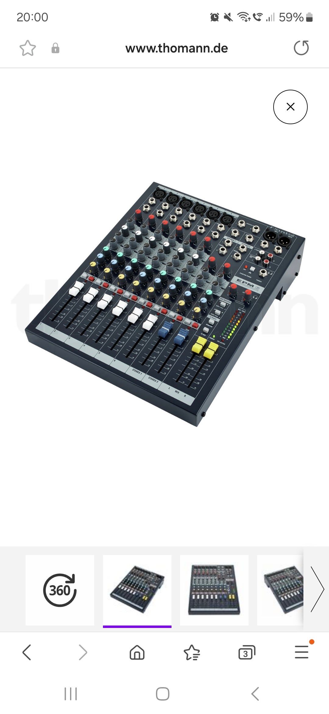 Pa Anlage inkl Mischpult , Ld Systems, Soundcraft – 4