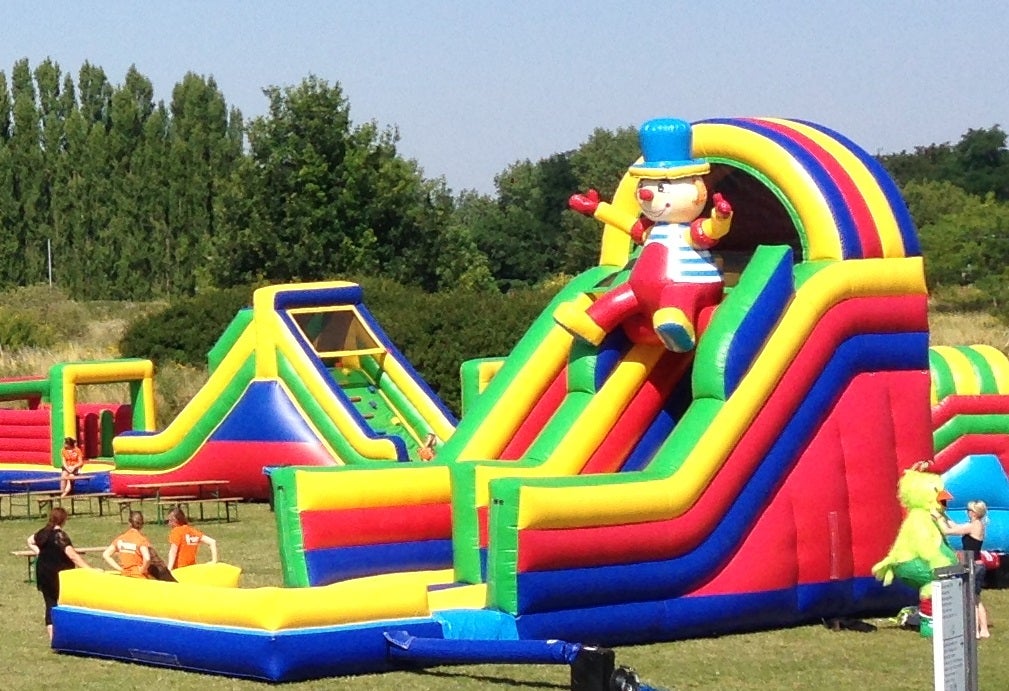 Hüpfburg "Clownrutsche mit Wasserbecken" – 4