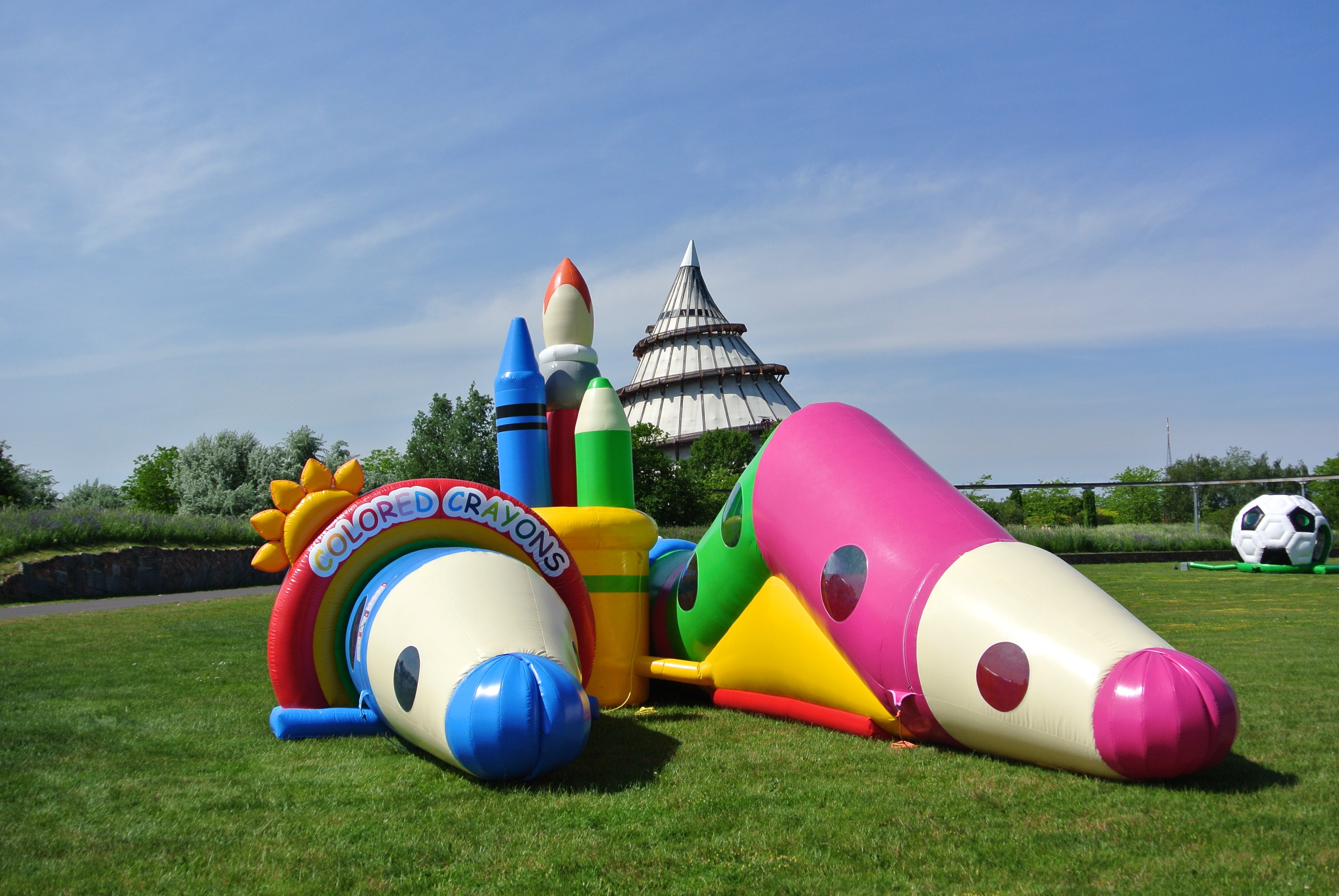 Actiontunnel "Buntstifte" 9,00 x 5,30 m