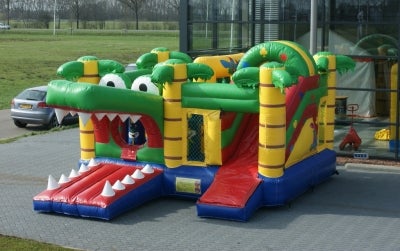 Hüpfburg "Kroko Multiplay" 3,80 x 4,55 m
