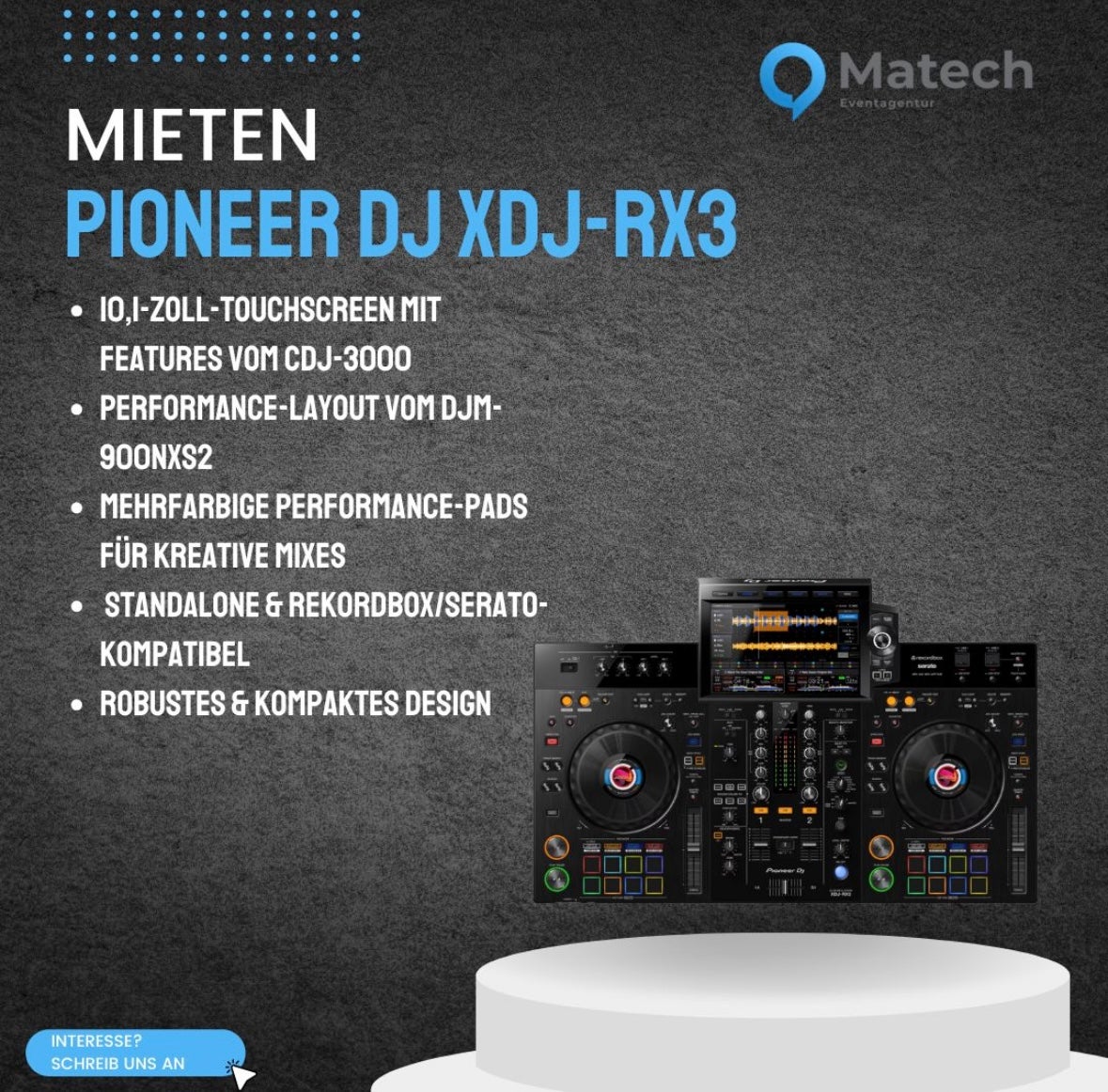 Pioneer DJ XDJ- RX3