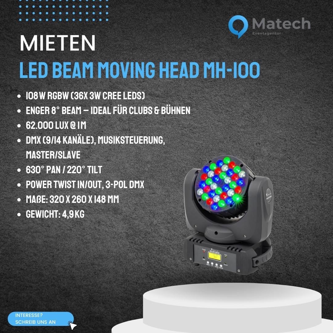 LED Beam Moving Head MH-100