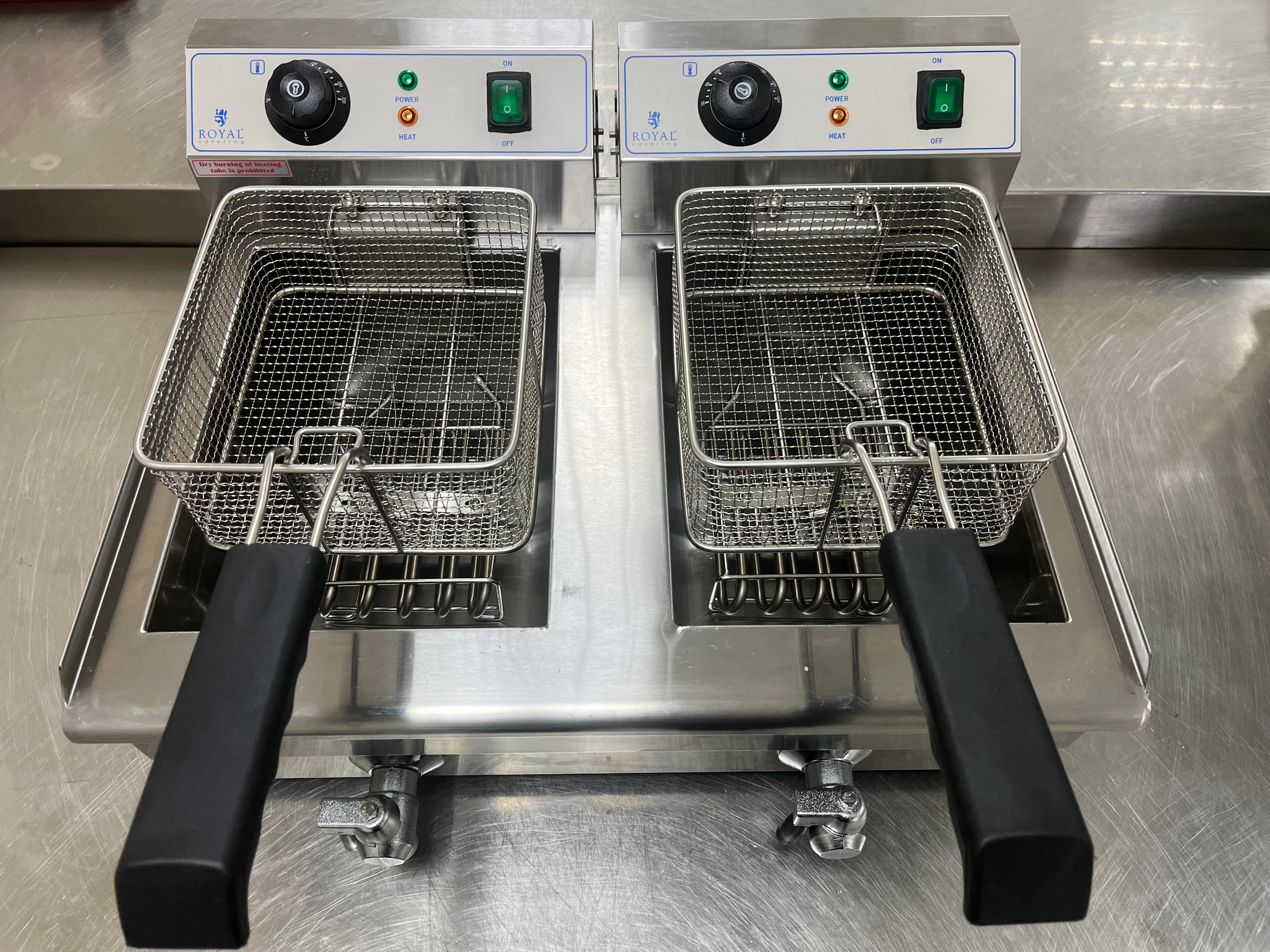 Friteuse Fritteuse Doppelfriteuse 2 x 220V – 2