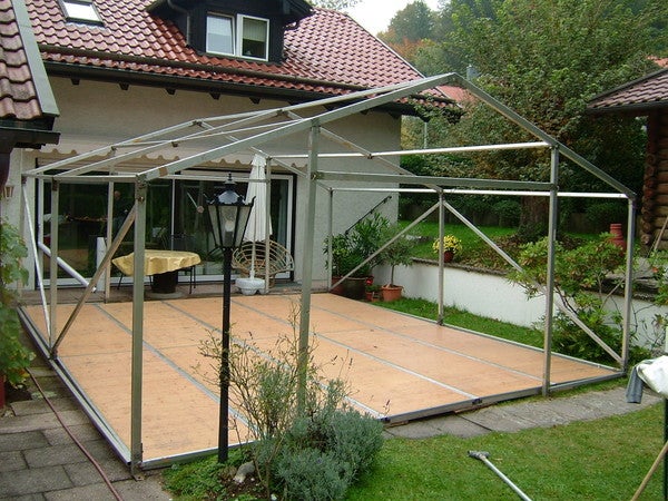 Zeltboden für Partyzelte aus Alu/Holz
