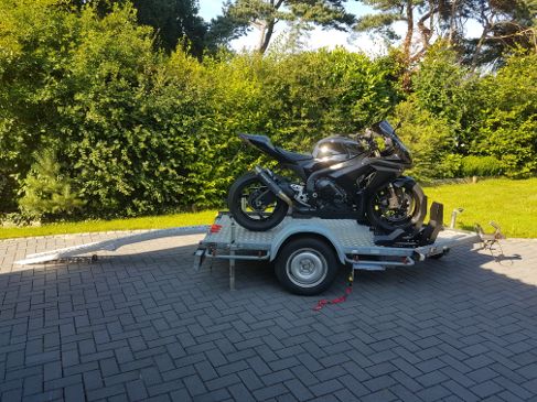 Motorradanhänger / Motorradtransporter für 1 oder 2 Motorräder 100 km/ h / Der Standort ist 27639 Wurster Nordseeküste – 2