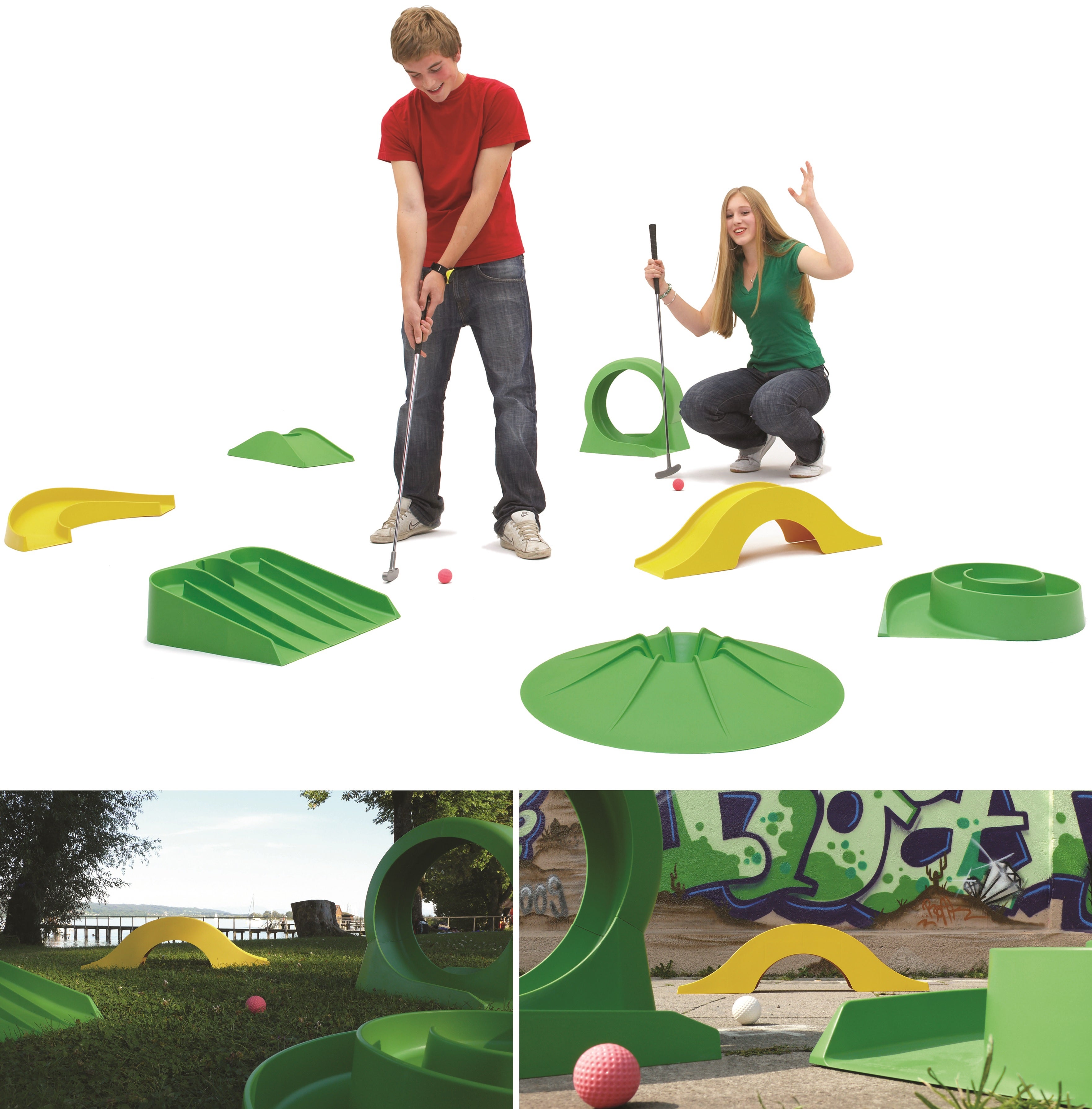 Minigolf / Minigolfbahn / Minigolfanlage