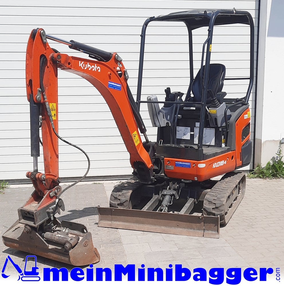 Minibagger Kubota KX018-4 - 1,9t - 120€ / 90€