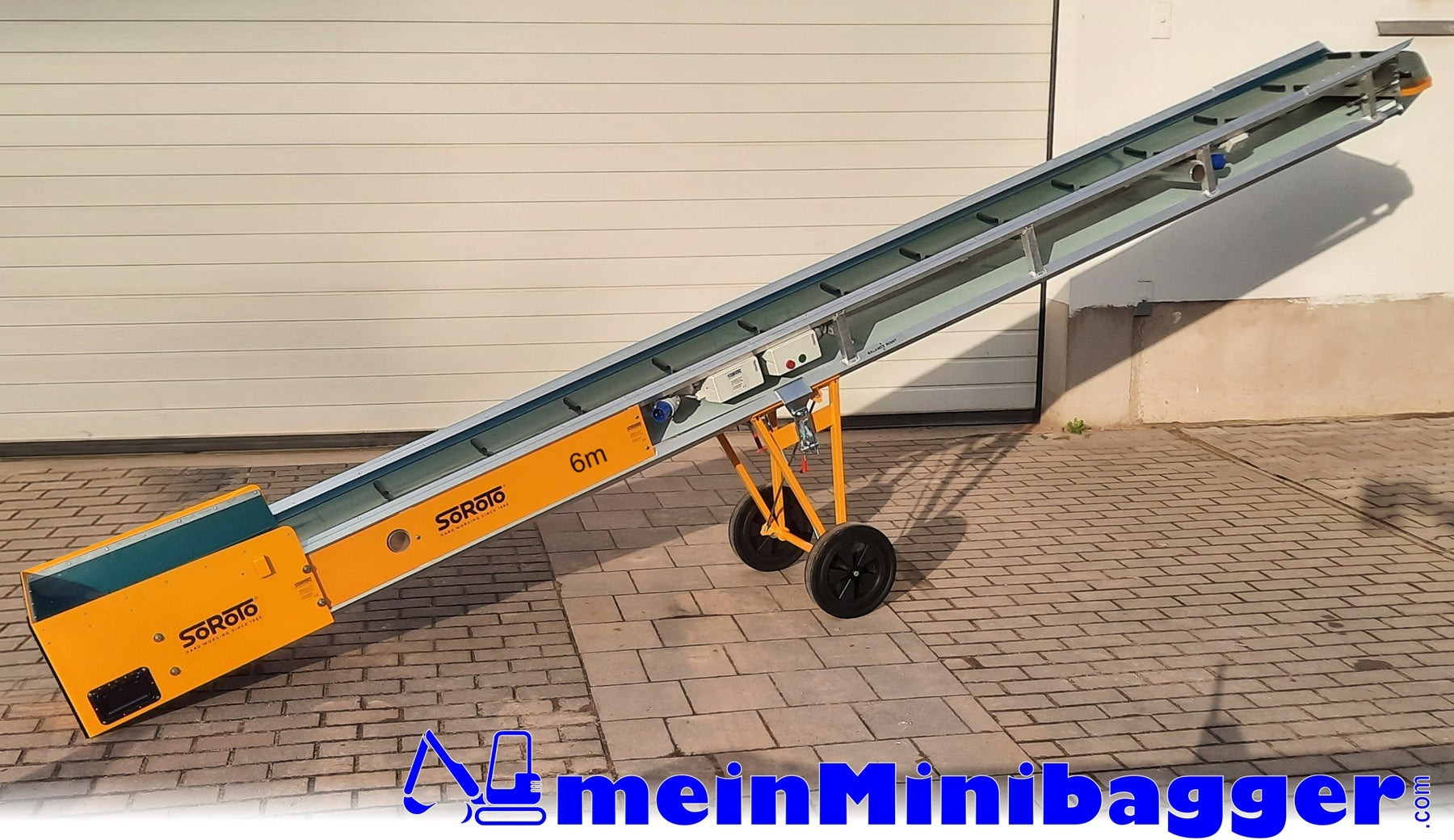Förderband Transportband Schuttrutsche 6m