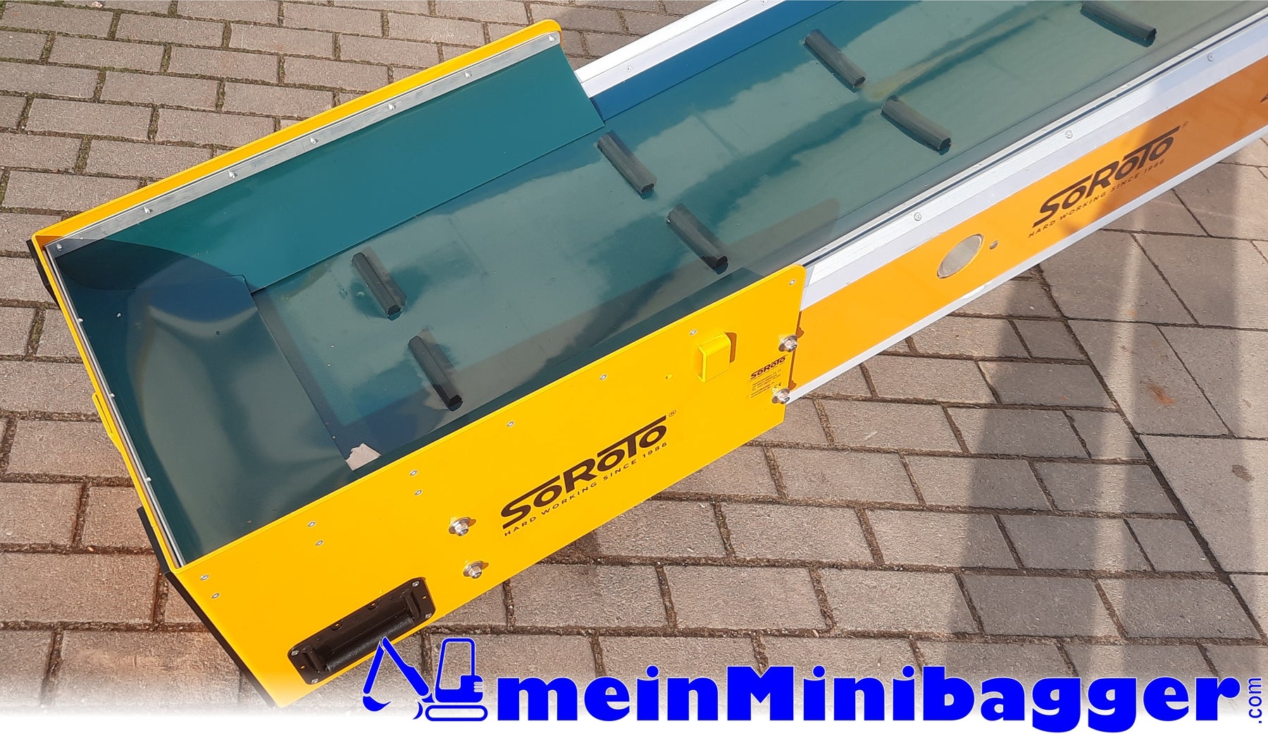 Förderband Transportband Schuttrutsche 4,5m – 2