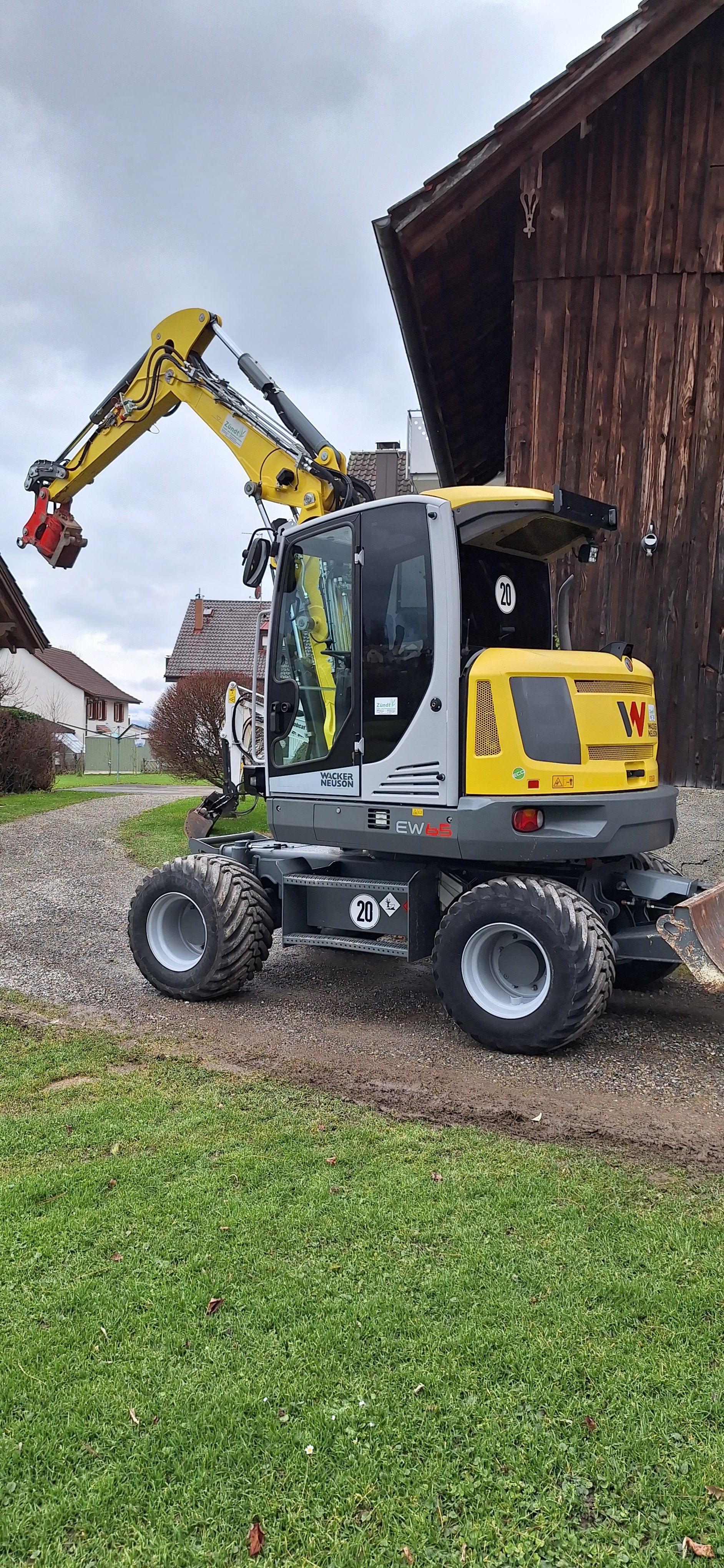 Wacker Neuson EW65 Mobilbagger / Radbagger 7t – 3