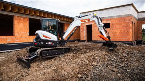 Bobcat E55z Klima, Powertilt 5t Bagger
